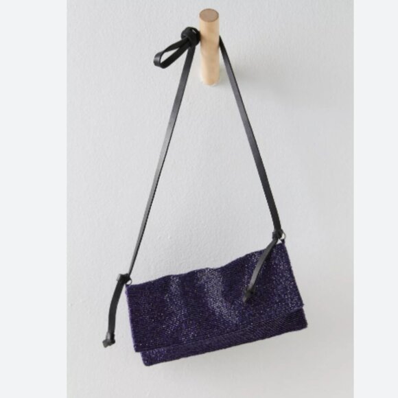 new FREE PEOPLE PLUS ONE EMBELLISHEDCROSS BODY BAG in orchid 253 - Picture 13 of 16